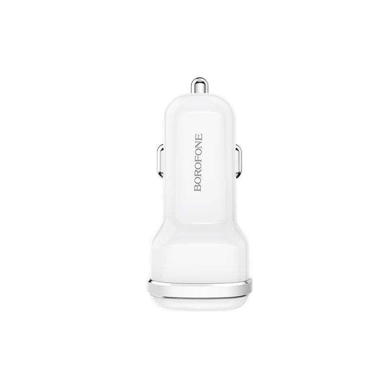 Черный автомобильное зарядное устройство Borofone BZ13 Extreme с 2 USB портами, 2.4А, 5V