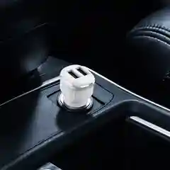 Черный автомобильное зарядное устройство Borofone BZ13 Extreme с 2 USB портами, 2.4А, 5V