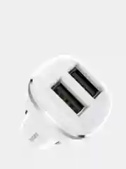 Черный автомобильное зарядное устройство Borofone BZ13 Extreme с 2 USB портами, 2.4А, 5V