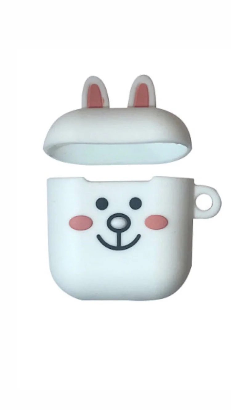 Хаки чехол силиконовый для Apple Airpods 1/2