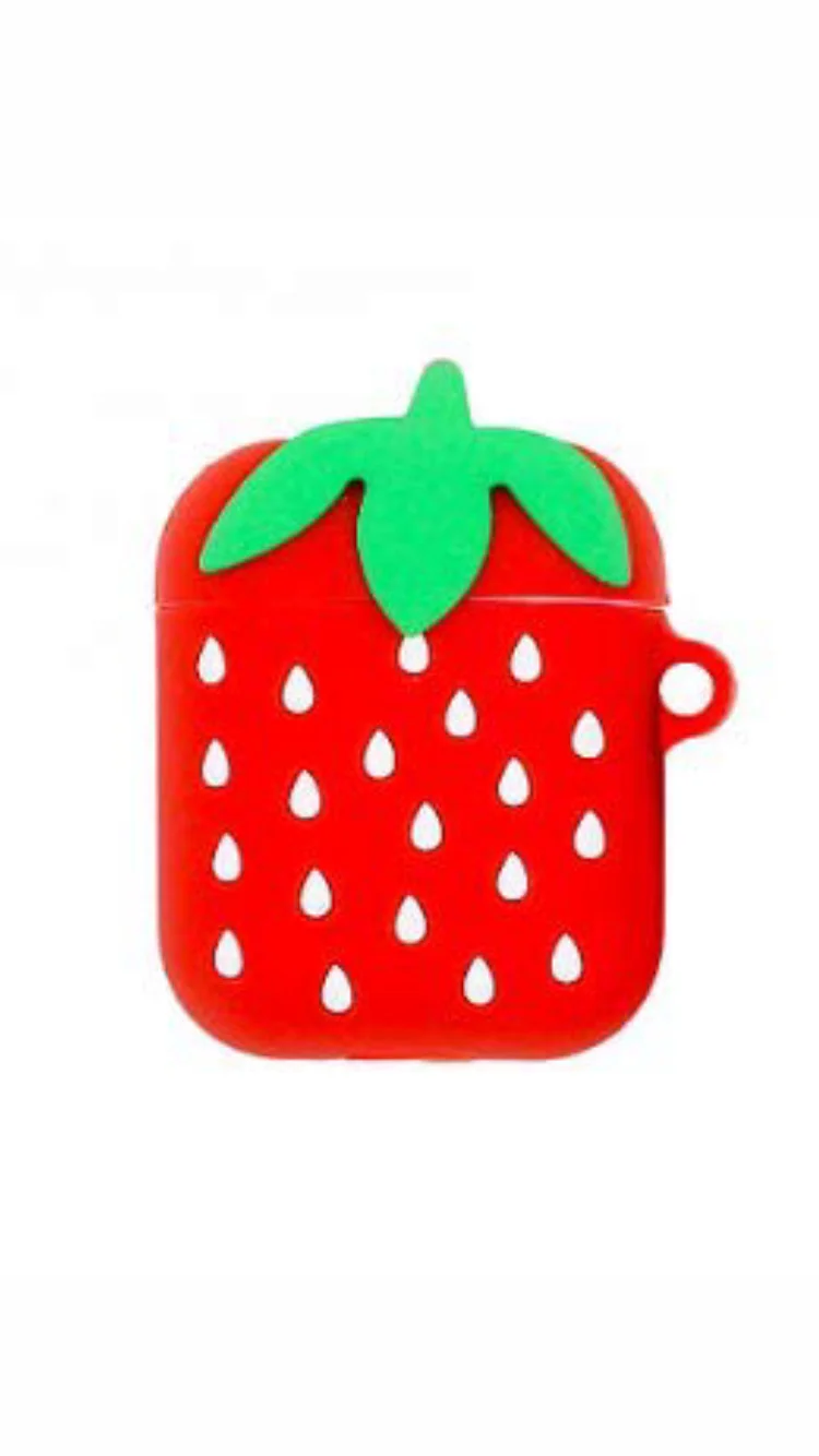 Оливковый чехол силиконовый для Apple Airpods 1/2