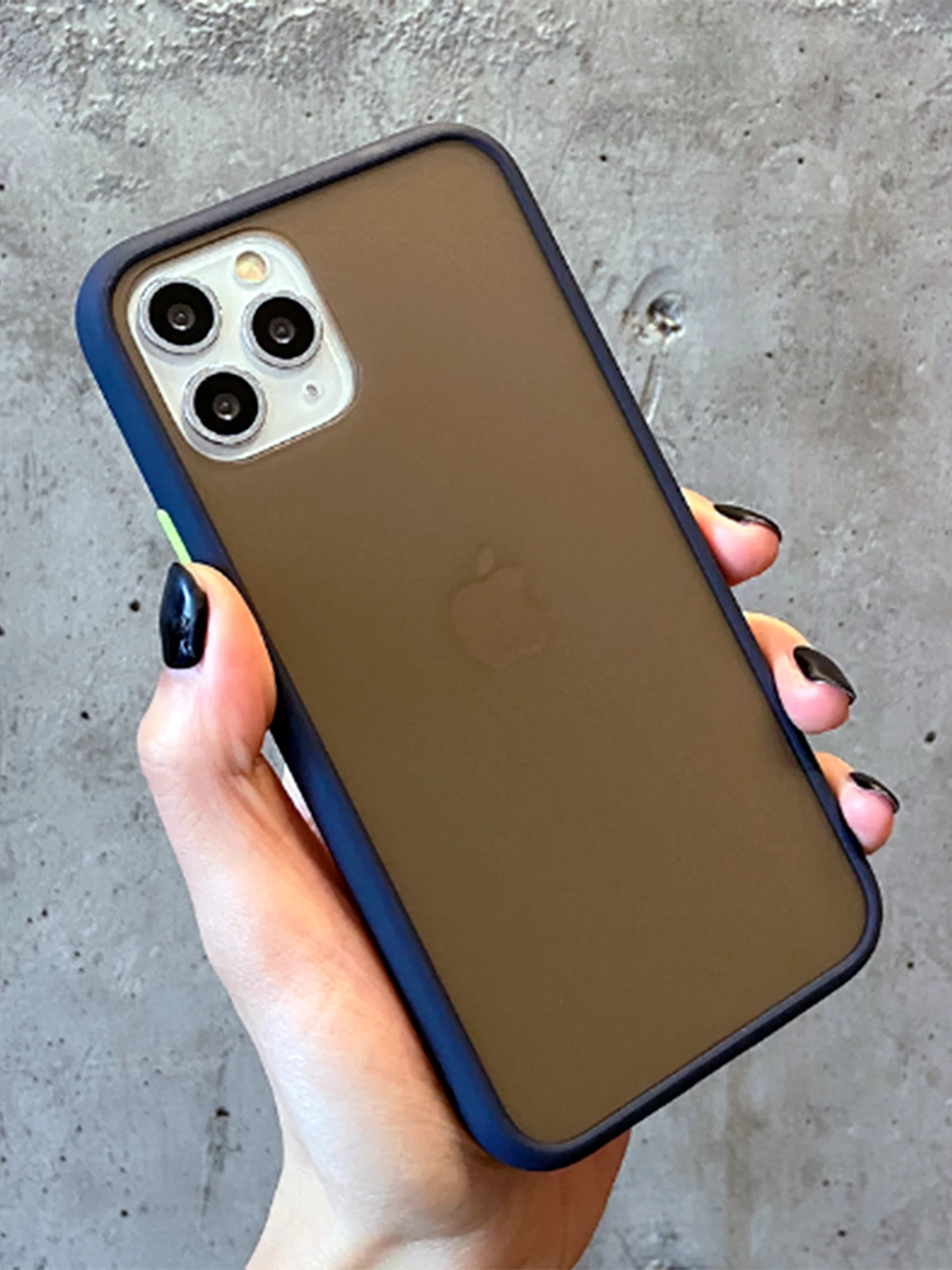 Темно-синий чехол для iPhone 7/8, 7+/8+, X/Xs, Xs max, Xr, 11, 11 pro