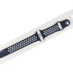 Синий силиконовый ремешок с перфорацией для Apple Watch 42 мм 44 мм