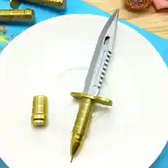 Ручка гелевая "Нож", 14см