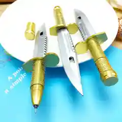 Ручка гелевая "Нож", 14см
