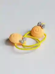 Зеленый детские резинки с пластиковой вставкой, 2 штуки