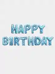 Растяжка шаров 41 см "Happy Birthday" (13 видов)