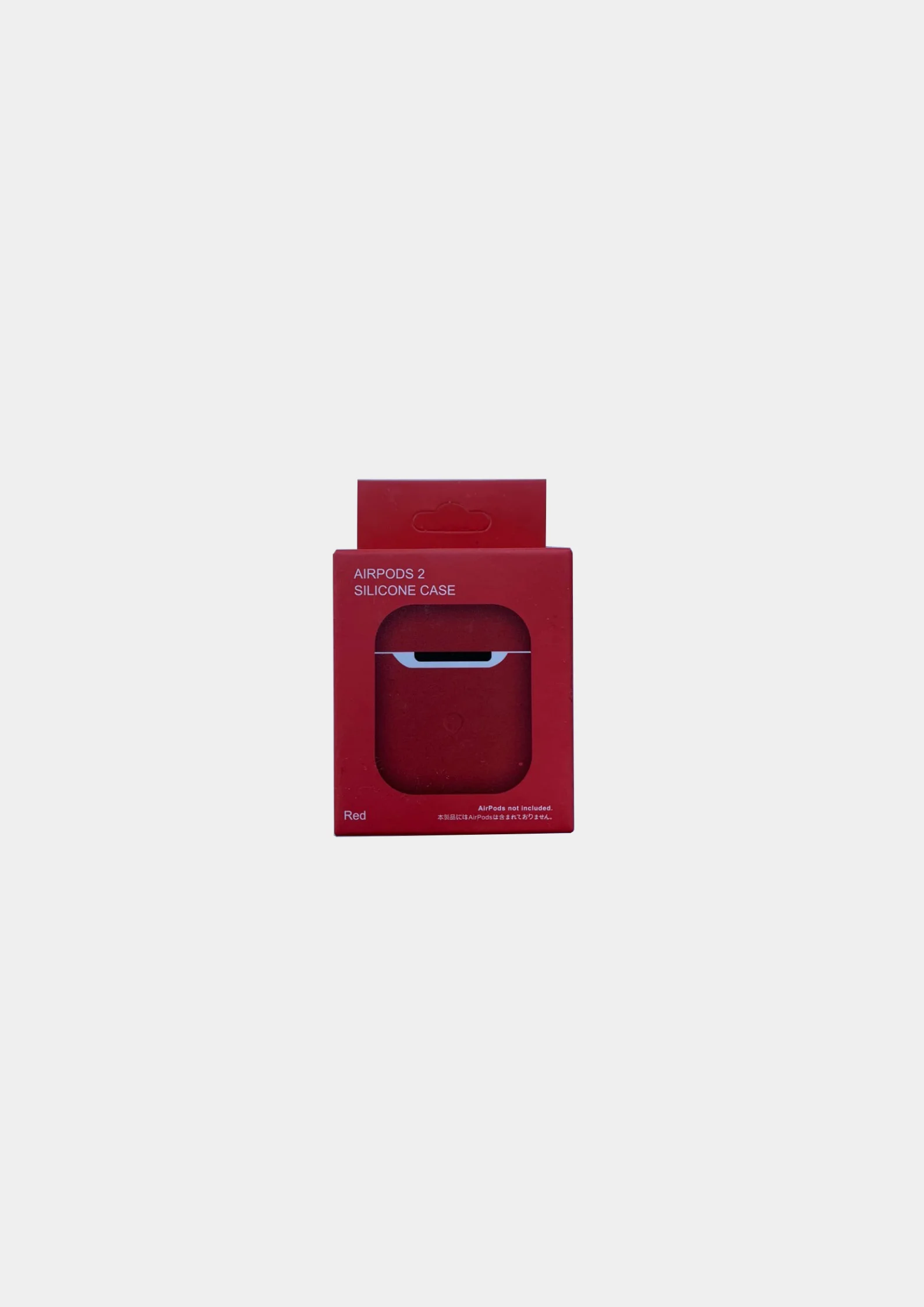 Красный силиконовый чехол для AirPods 1, 2