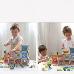 Деревянный дом конструктор Большой замок
