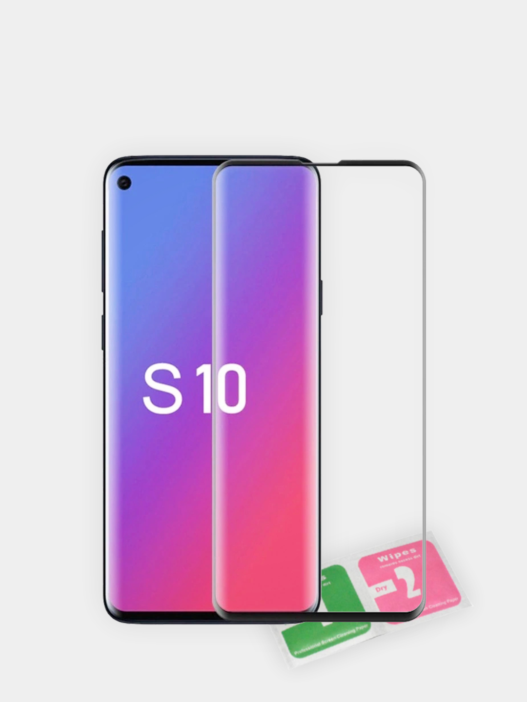 Защитное стекло для Samsung Galaxy S10, S10+ купить по цене 170 ₽ в  интернет-магазине KazanExpress