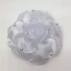 Золотой бант школьный на резинке