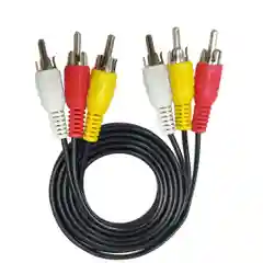 Шнур 3 RCA - 3 RCA, 1.5m тюлпан