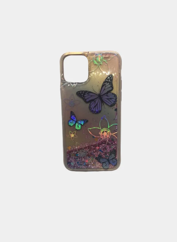Серебряный чехол на Iphone 11 Pro