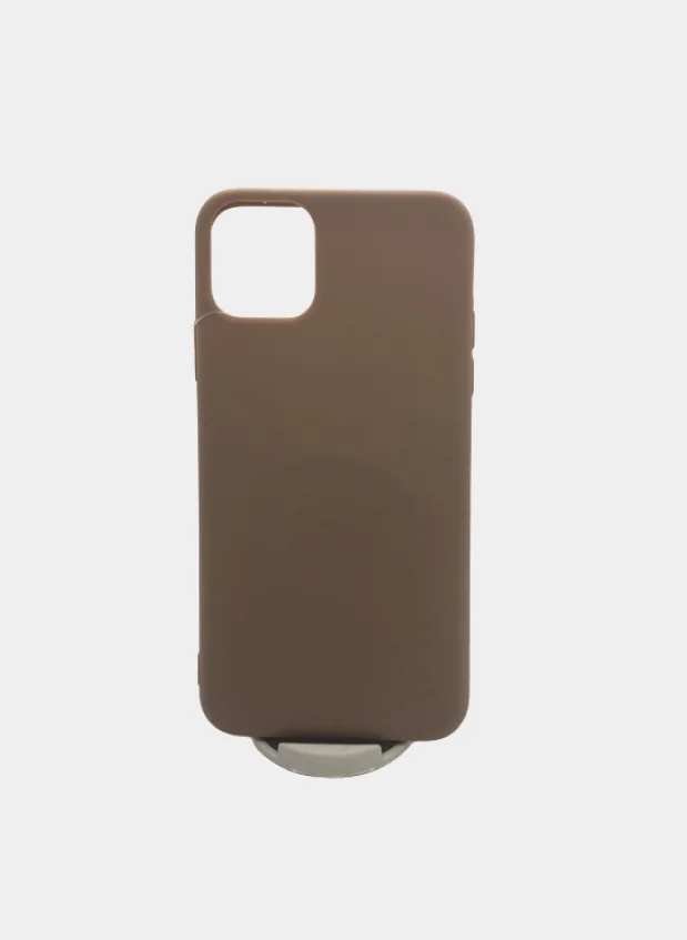Серебряный чехол силиконовый Iphone 11 Pro Max