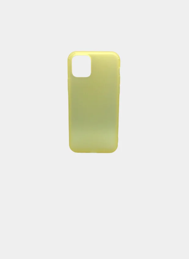 Белый чехол силиконовый на Iphone 11 Pro