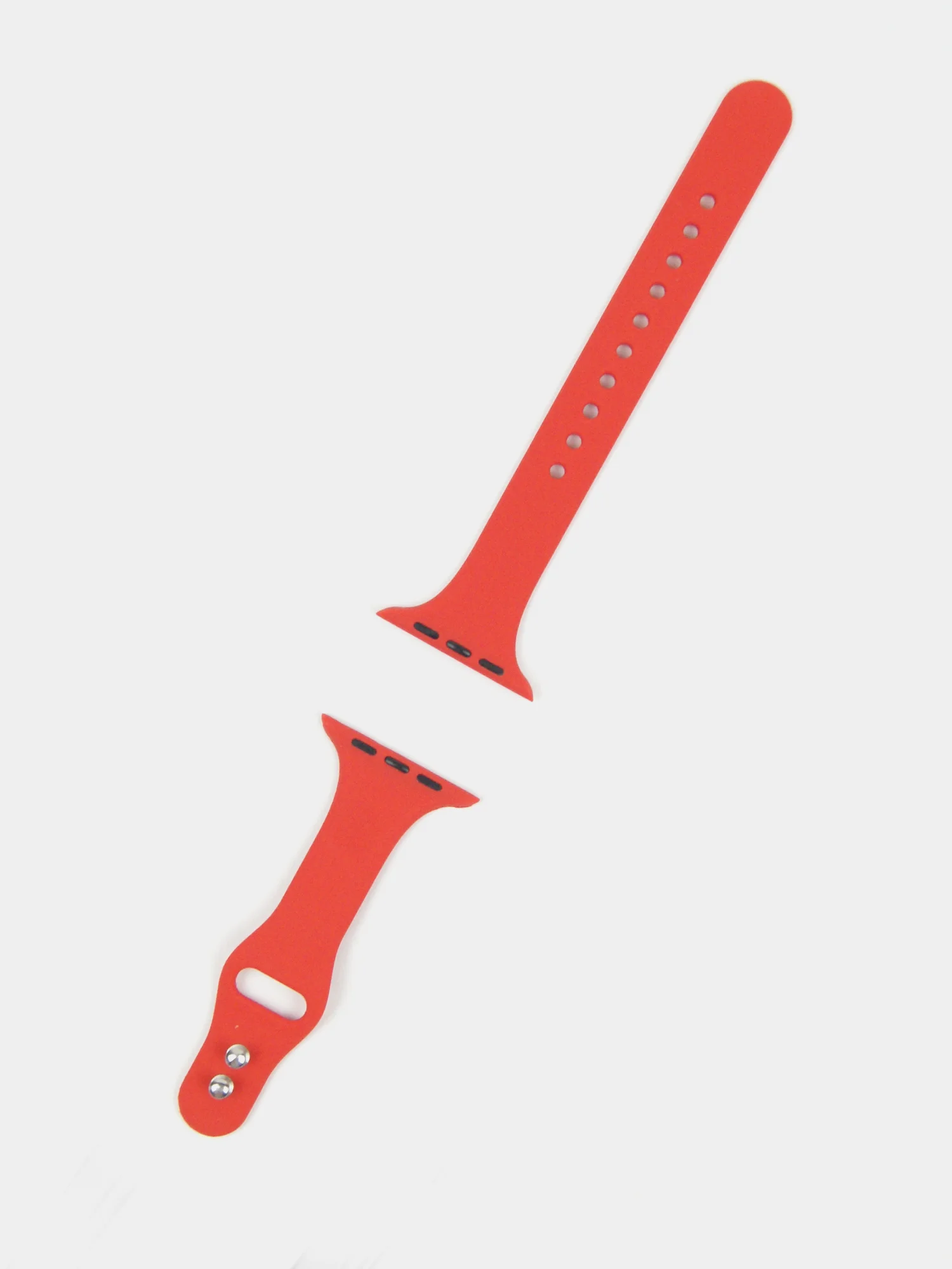 Красный тонкий ремешок для Apple Watch 1/2/3/4 и 5 серии