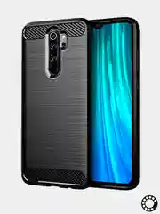 Чехол Xiaomi Redmi Note 8 Pro со вставками под карбон