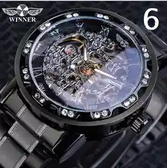 Часы мужские наручные механические с автоподзаводом Winner Steel