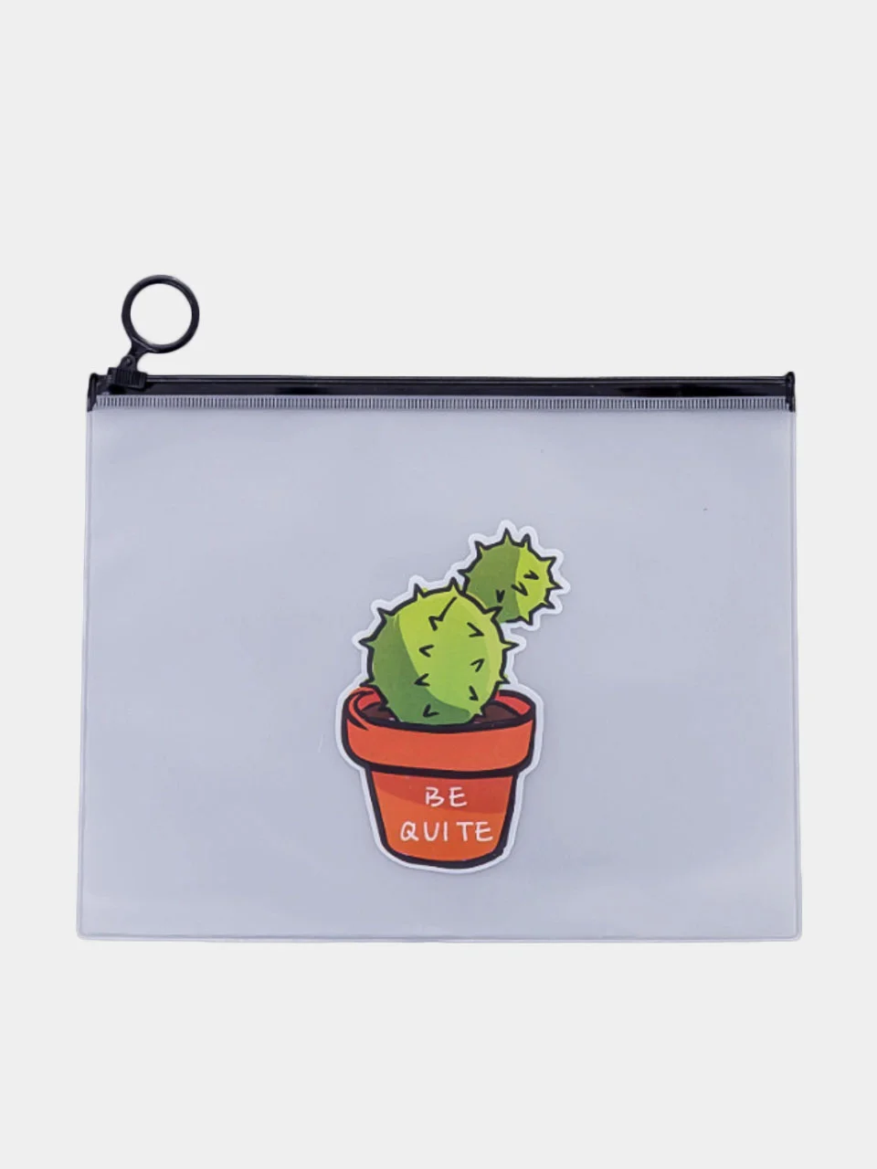 Белый косметичка дорожная, папка, пенал Cactus