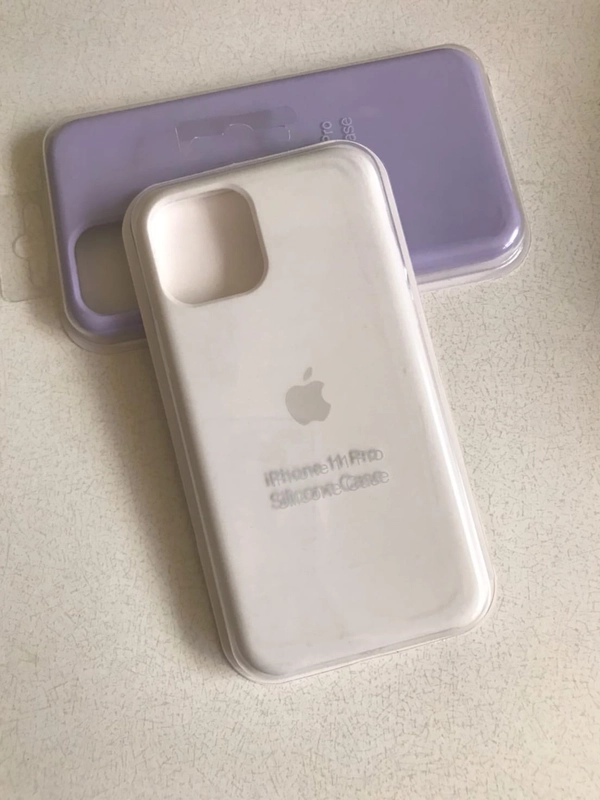 Защитный силиконовый чехол для iphone 11pro, с яблоком