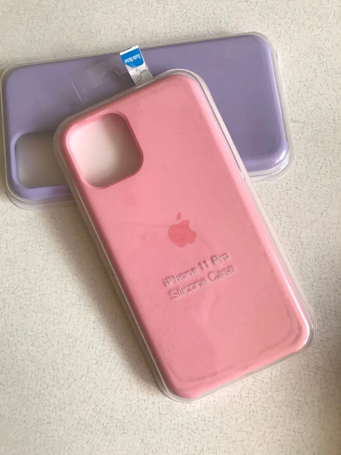 Розовый защитный силиконовый чехол для iphone 11pro, с яблоком