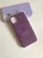 Пурпурный защитный силиконовый чехол для iphone 11pro, с яблоком