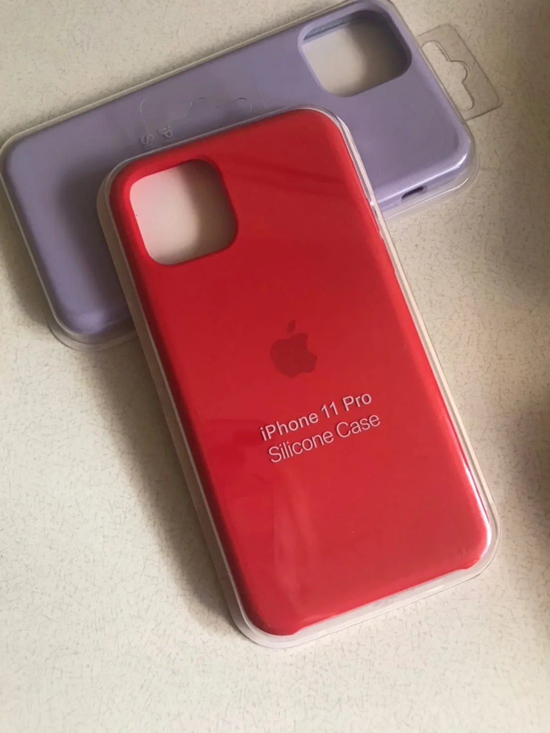 Красный защитный силиконовый чехол для iphone 11pro, с яблоком