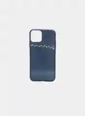 Синий чехол для Iphone 11 Pro Max прозрачный