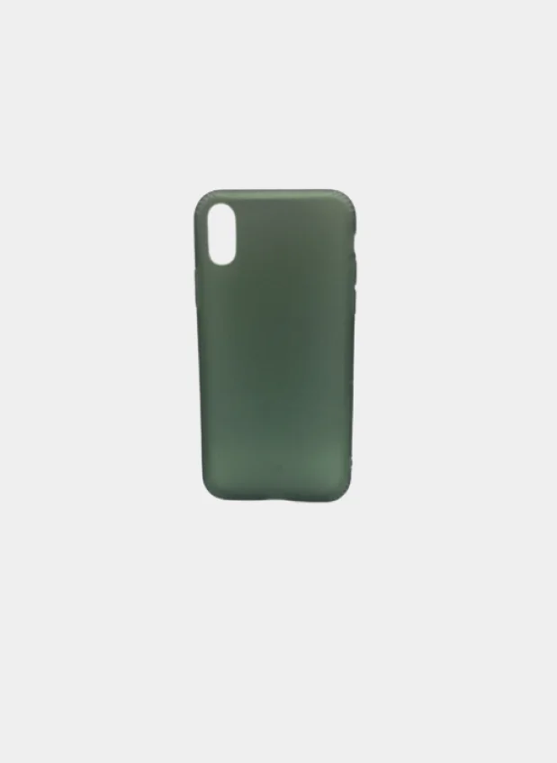 Серый чехол силиконовый для Iphone X / XS
