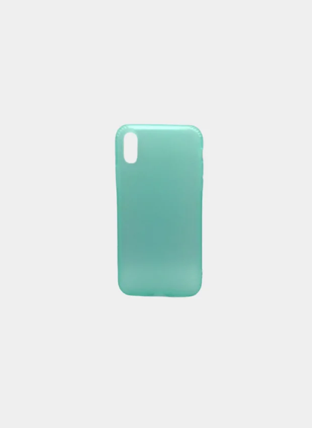 Угольный чехол силиконовый для Iphone X / XS