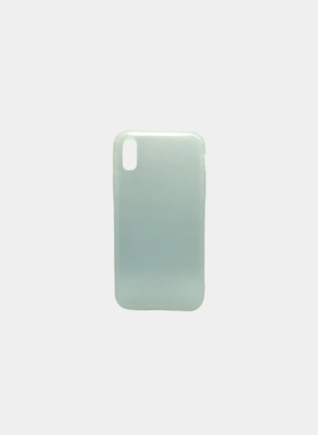 Серый меланж чехол силиконовый для Iphone X / XS