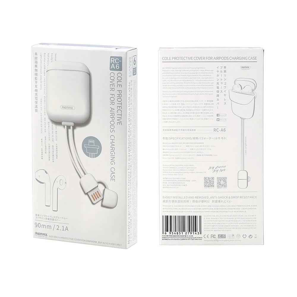 Чехол USB REMAX RC-A6 для зарядки Airpods