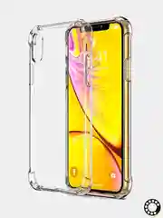 Чехол iPhone XR прозрачный с защитой углов противоударный