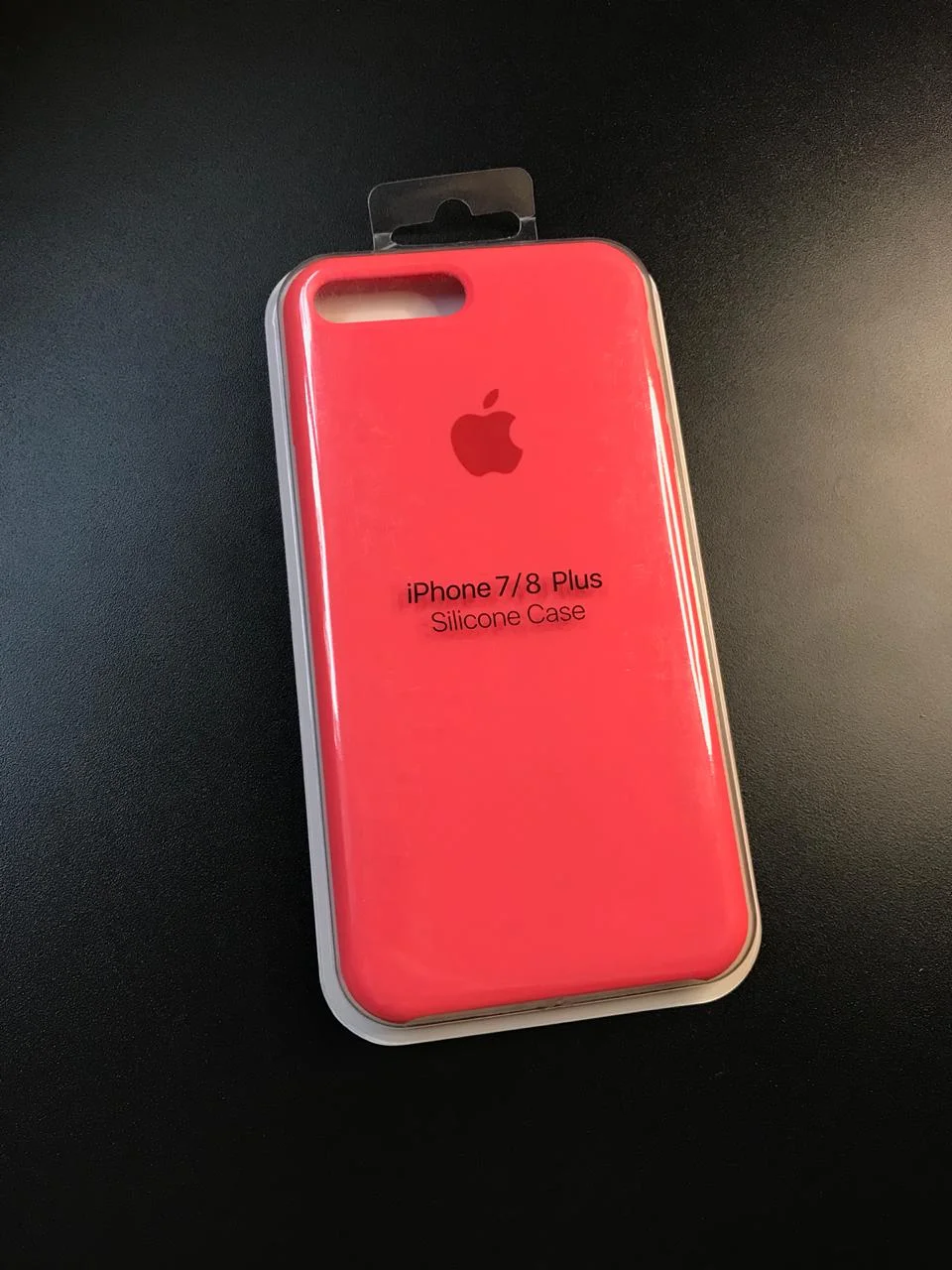 Коралловый чехол Silicone Case для iPhone 7+/8+