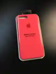 Коралловый чехол Silicone Case для iPhone 7+/8+