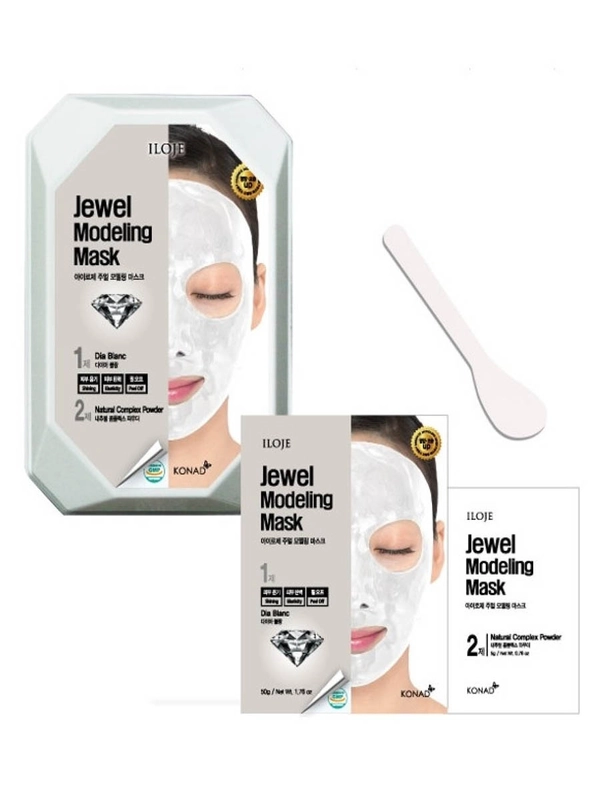 "Konad" "Iloje Jewel Modeling Mask (Diamond)" Разглаживающая маска для лица с алмазной пудрой 50 гр 1/99