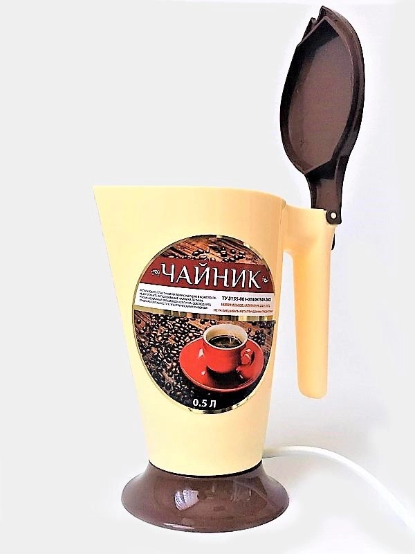 Чайник электрический с ложкой 0,5 Л