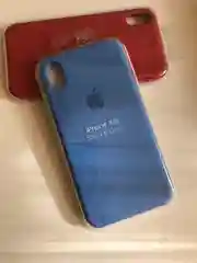 Морской защитный силиконовый чехол для iPhone XR с яблоком