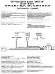 Светодиодная фара "OFF-Road" AVS Light FL-1157