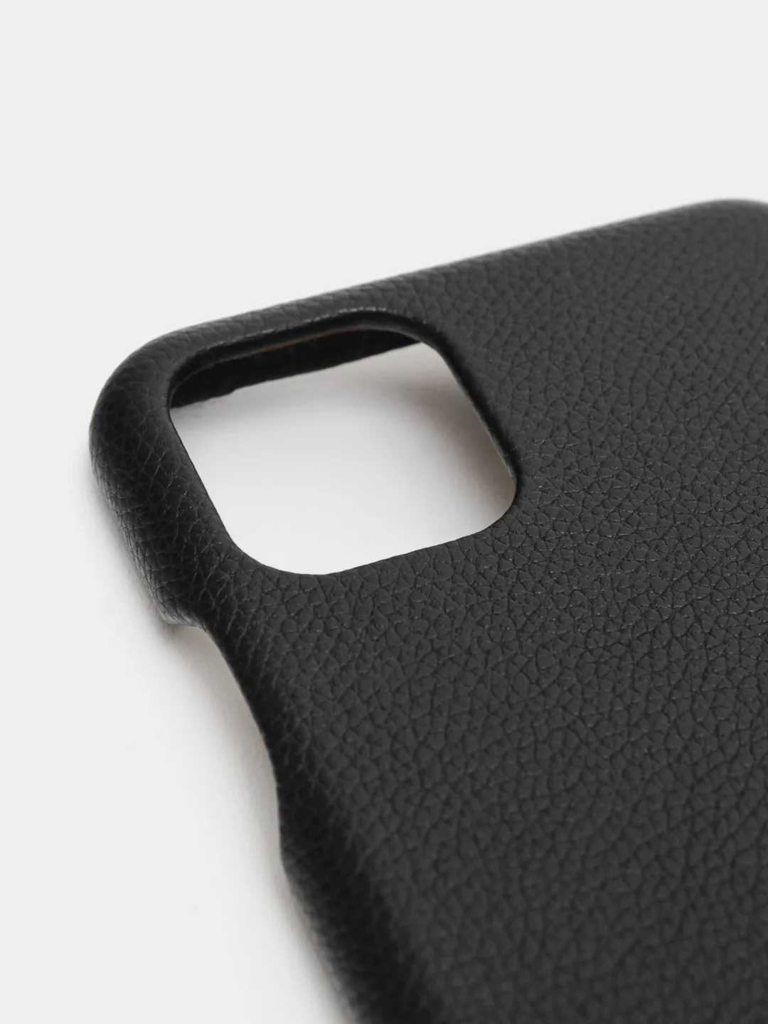 Черный чехол книжка из натуральной кожи iPhone 11, 11 Pro, 11 Pro Max