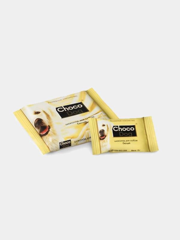 Шоколад белый "Choco Dog" 15 г
