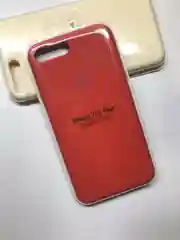 Красный защитный чехол для iPhone 7+ iPhone 8+ с яблоком