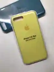 Лимонный защитный чехол для iPhone 7+ iPhone 8+ с яблоком