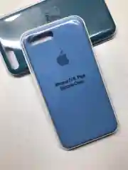 Небесно-голубой защитный чехол для iPhone 7+ iPhone 8+ с яблоком