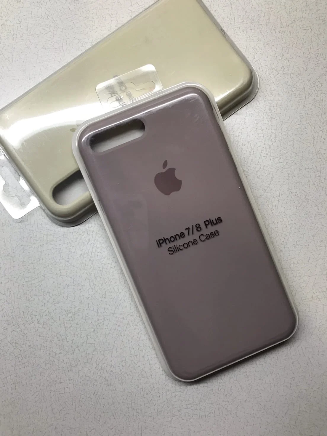 Карамельный защитный чехол для iPhone 7+ iPhone 8+ с яблоком