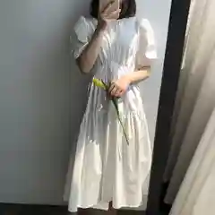 Платье однотонное