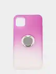 Розовый термо чехол с кольцом-подставкой на iPhone 11, 11 Pro, 11 Pro Max