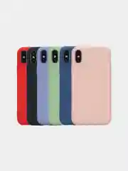 Черный силиконовый чехол iPhone 6/6S, 6/6S Plus, 7/8, 7/8 Plus, X, XS, XS Max, XR, 11, 11 Pro, 11 Pro Max