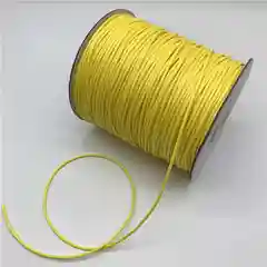 Желтый шнур вощеный 1мм