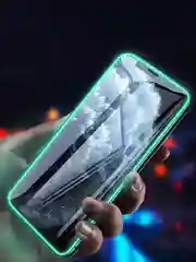 Светящееся защитное стекло для iPhone 7/8, 7/8Plus, X, Xr, XsMax, 11, 11Pro